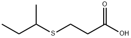 3-(sec-Butylthio)propionic acid Struktur