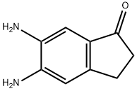 1H-Inden-1-one,  5,6-diamino-2,3-dihydro- Struktur