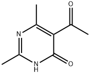 5-ACETYL-2,6-DIMETHYLPYRIMIDIN-4(3H)-ONE Struktur