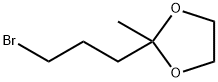 2-Methyl-2-(3-bromopropyl)-1,3-dioxolane Struktur