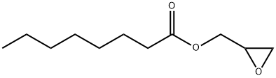 Octanoic acid glycidyl ester Struktur