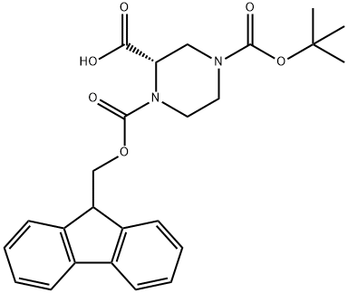 (S)-1-(((9H-FLUOREN-9-YL)METHOXY)CARBONYL)-4-(TERT-BUTOXYCARBONYL)PIPERAZINE-2-CARBOXYLIC ACID price.