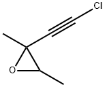 Oxirane, 2-(chloroethynyl)-2,3-dimethyl- (9CI) Struktur