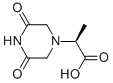 (S)-2-(3,5-Dioxopiperazin-1-yl)propanoic acid Struktur