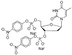 Thymidine-3’,5’-di(p-nitrophenyl Phosphate) Disodium Salt Struktur