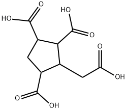 2,3,5-Tricarboxycyclopentane-1-acetic acid Struktur