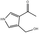 Ethanone, 1-[4-(hydroxymethyl)-1H-pyrrol-3-yl]- (9CI) Struktur