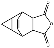 Tricyclo[3.2.2.02,4]non-8-ene-6,7-dicarboxylic anhydride Struktur