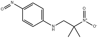 N-(2-methyl-2-nitropropyl)-4-nitrosoaniline Struktur