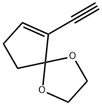 1,4-Dioxaspiro[4.4]non-6-ene, 6-ethynyl- (9CI) Struktur