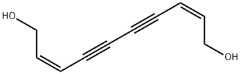 (2Z,8Z)-2,8-Decadiene-4,6-diyne-1,10-diol Struktur