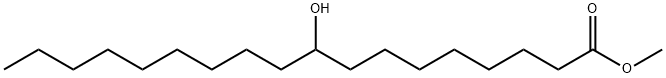 9-Hydroxystearic acid methyl ester Struktur