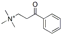 (2-benzoylethyl)trimethylammonium Struktur