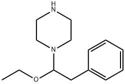 1-(a-Ethoxyphenethyl)piperazine Struktur