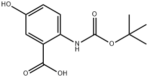 ANTHRANILIC ACID, N-BOC-5-HYDROXY
 Struktur