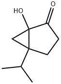 Bicyclo[3.1.0]hexan-2-one, 1-hydroxy-5-(1-methylethyl)- (9CI) Struktur