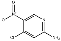 2-AMINO-4-CHLORO-5-NITROPYRIDINE Struktur