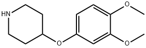 4-(3,4-DIMETHOXYPHENOXY)PIPERIDINE Struktur