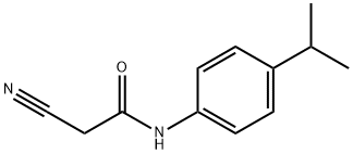 2-cyano-N-(4-isopropylphenyl)acetamide Struktur