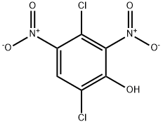 3,6-Dichloro-2,4-dinitrophenol Struktur