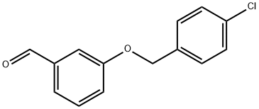 3-[(4-CHLOROBENZYL)OXY]BENZALDEHYDE Struktur