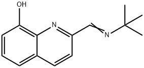 2-(N-tert-Butylformimidoyl)-8-quinolinol Struktur