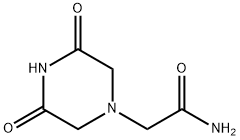 1-Piperazineacetamide,3,5-dioxo-(8CI,9CI) Struktur