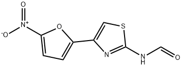 N-[4-(5-Nitro-2-furyl)-2-thiazolyl]formamide. Struktur