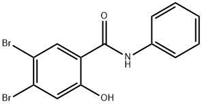 4,5-dibromosalicylanilide Struktur