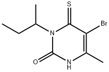 5-Bromo-3-sec-butyl-6-methyl-4-thioxo-3,4-dihydropyrimidin-2(1H)-one Struktur