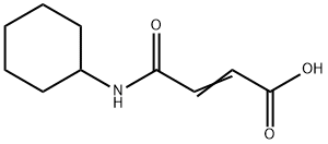 4-Oxo-4-(cyclohexylamino)-2-butenoic acid Struktur