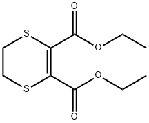 5,6-Dihydro-1,4-dithiin-2,3-dicarboxylic acid diethyl ester Struktur