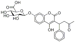 7-Hydroxy Warfarin β-D-Glucuronide Struktur