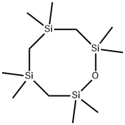 2,2,4,4,6,6,8,8-Octamethyl-1-oxa-2,4,6,8-tetrasilacyclooctane Struktur