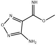 1,2,5-Oxadiazole-3-carboximidicacid,4-amino-,methylester(9CI) Struktur