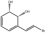 3,5-Cyclohexadiene-1,2-diol, 3-[(1E)-2-bromoethenyl]-, (1S,2R)- (9CI) Struktur