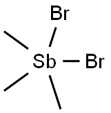 TRIMETHYLANTIMONY DIBROMIDE Struktur