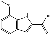 7-METHOXY-1H-INDOLE-2-CARBOXYLIC ACID Struktur