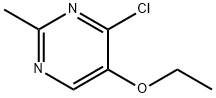 4-Chloro-5-ethoxy-2-methylpyrimidine Struktur