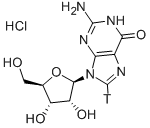 GUANOSINE-8-3H HYDROCHLORIDE Struktur