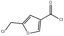 3-Furancarbonyl chloride, 5-(chloromethyl)- (9CI) Struktur