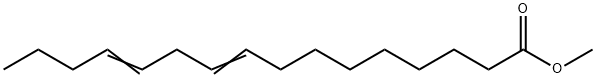 9,12-Hexadecadienoic acid methyl ester Struktur