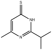 2-ISOPROPYL-6-METHYLPYRIMIDINE-4-THIOL Struktur