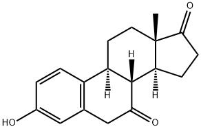 3-Hydroxyestra-1,3,5(10)-triene-7,17-dione Struktur