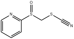 Thiocyanic acid, (2-pyridylsulfinyl)methyl ester (8CI) Struktur