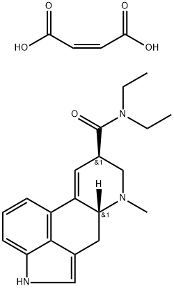 Lysergic acid diethylamide maleate Struktur