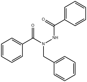 1,2-Dibenzoyl-1-benzylhydrazine Struktur