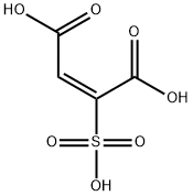 2-sulphofumaric acid Struktur