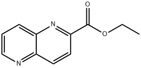 1,5-Naphthyridine-2-carboxylic acid, ethyl ester Struktur