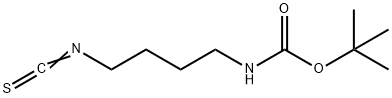 TERT-BUTYL N-(4-ISOTHIOCYANATOBUTYL)CARBAMATE Struktur